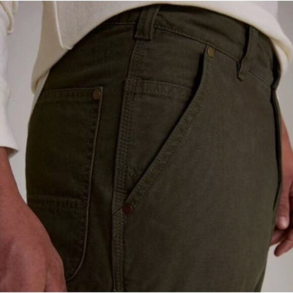 Alpine Design Men's Vintage Olive Utility Pant Size 36 X 32 - Picture 9 of 9